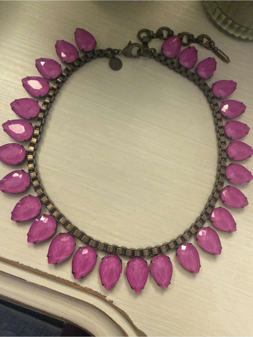 Loren Hope Sylvia Necklace in Electric Purple